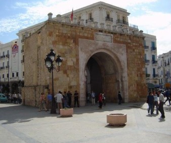 Main gate named the Bhar in Tunisia